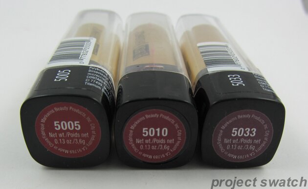 black radiance lipstick -5005 5010 5033