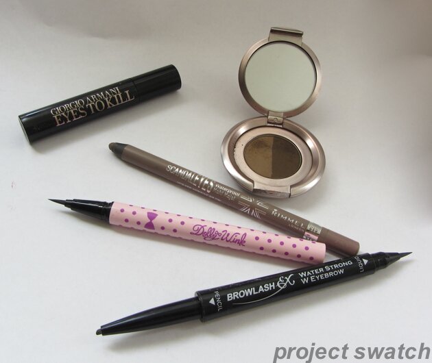 travel makeup - eye and brow