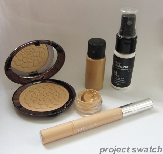 travel makeup - base products