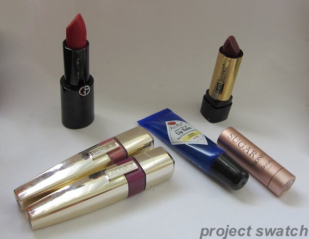 travel makeup - lips