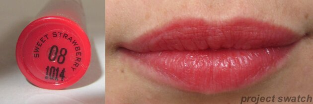 Jordana Easyshine Sweet Strawberry Swatch Jordana Easyshine Sweet Strawberry Swatch