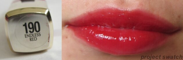 Loreal Endless Red Swatch Loreal Endless Red Swatch