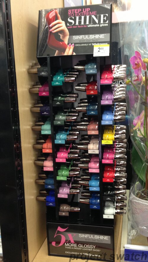 Sinful Colors Shine Display