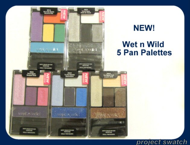 Wet n Wild 5-Pan Palettes Wet n Wild 5-Pan Palettes